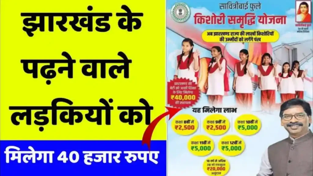 Sabitri Bai Kishori Samridhi Yojana 2025: झारखंड की बेटियों को मिलेंगे ₹40,000 की स्कॉलरशिप – तुरंत करें आवेदन